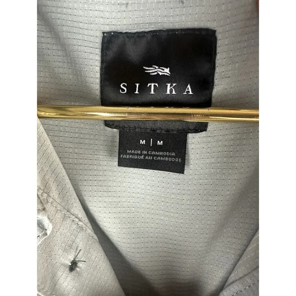 NWT Sitka Mojave SS Shirt Everyday Field Gray Grid Lightweight Men's Size Medium - Picture 4 of 12
